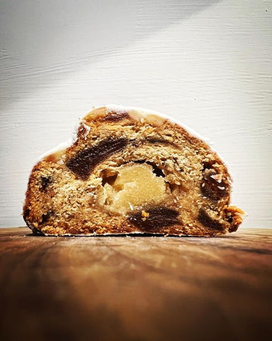 26Nov2023【The classic German Stollen with Italian style candied dried fruit and wine soak dried Fruit】by Taiwan Chef - Mr. HeiPi (施政喬 aka 黑皮喬師傅)