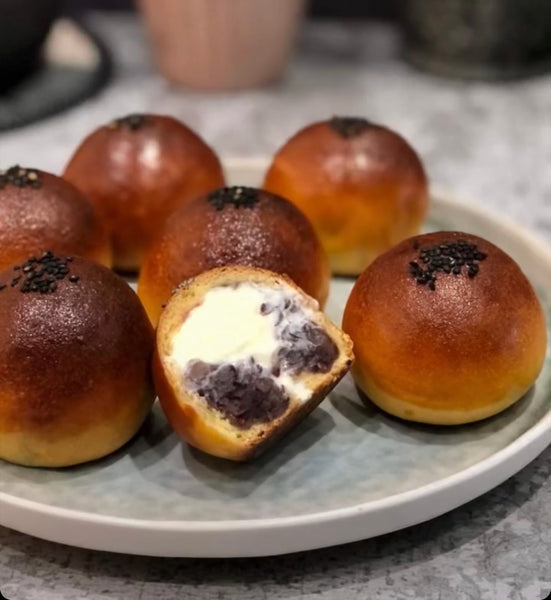 25Nov2023【The classic and perfect Japanese super soft sweet red bean bread / mochi wasanbon sugar dorayaki / honey citrus red bean daifuku】by Taiwan Chef - Mr. HeiPi (施政喬 aka 黑皮喬師傅)