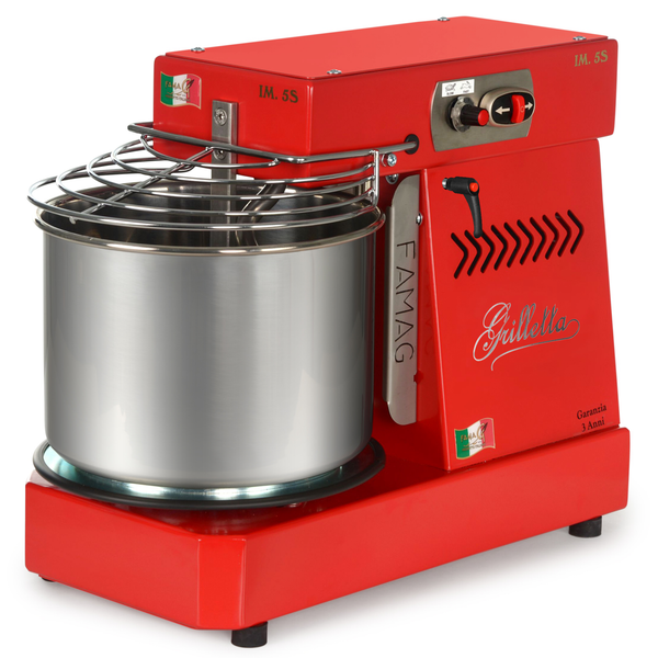 FAMAG - Grilletta, 5 Kg Spiral Mixer, Liftable Head, 1 Speed - mod. IM5S / 230